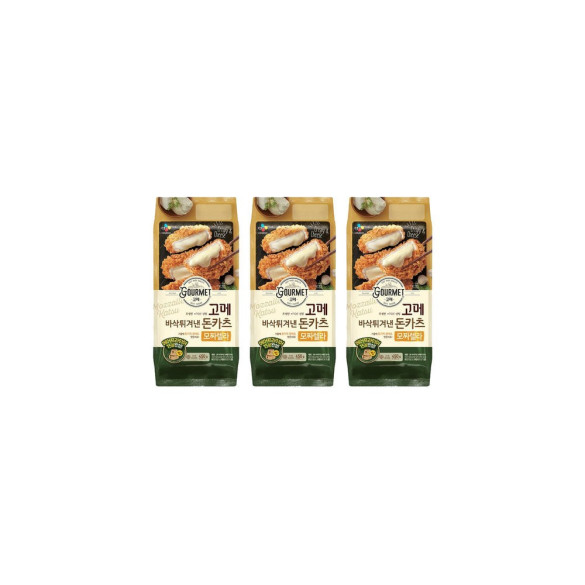 고메 바삭튀겨낸모짜렐라 돈카츠 450g (냉동) 3개 